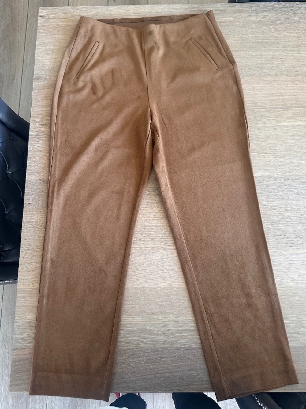 Chico's Faux Suede Slim Ankle Pants size 2.5